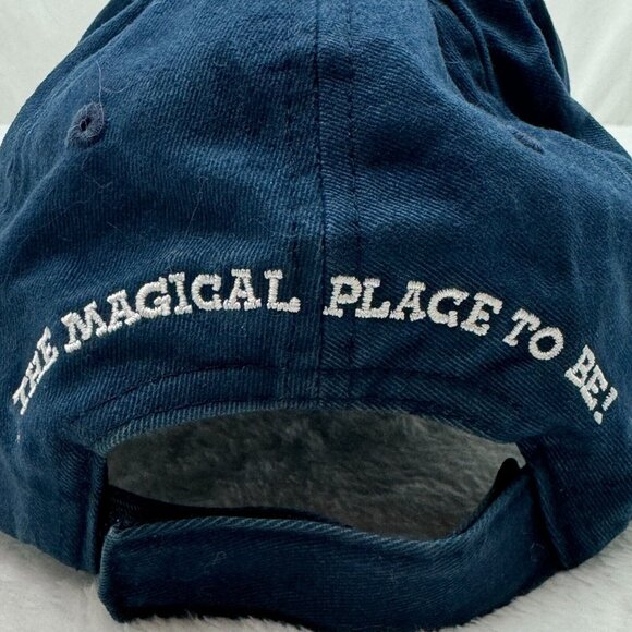 Walt Disney World 2003 The Magical Place To Be Adult Adjustable Cap Hat Blue - Picture 8 of 12